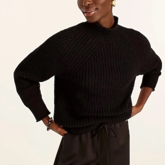 J. Crew Black Turtleneck Sweater - Picture 1 of 6